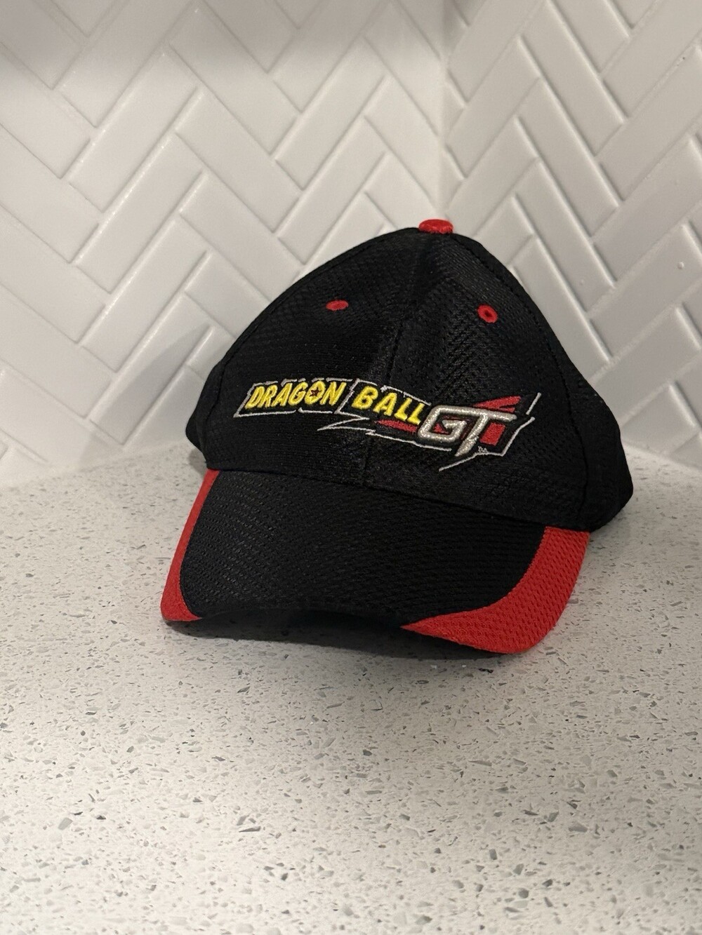 Rare Vintage 2004 Y2K Dragon Ball GT Red and Black Hat